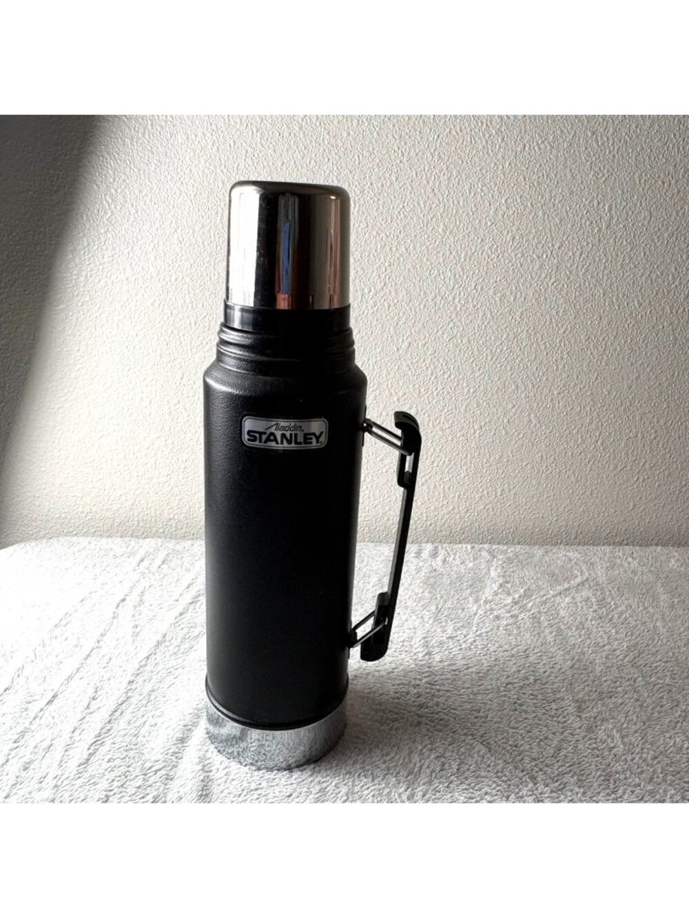 Stanley Thermos Black Silver 1 Quart RH944DH Aladdin Blokecore Utility